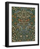 'Blackthorn' Wallpaper, Designed by William Morris (1834-96), 1892-William Morris-Framed Giclee Print