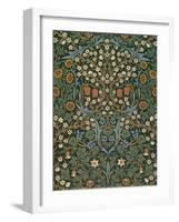 'Blackthorn' Wallpaper, Designed by William Morris (1834-96), 1892-William Morris-Framed Giclee Print