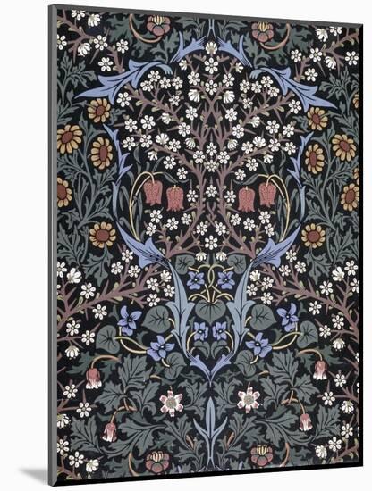 Blackthorn, Wallpaper-William Morris-Mounted Giclee Print