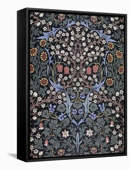 Blackthorn, Wallpaper-William Morris-Framed Stretched Canvas