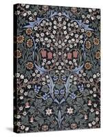 Blackthorn, Wallpaper-William Morris-Stretched Canvas