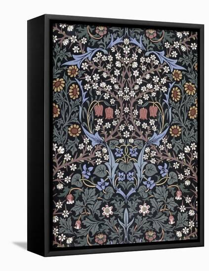 Blackthorn, Wallpaper-William Morris-Framed Stretched Canvas