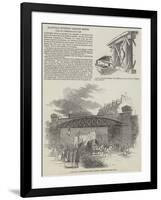 Blackwall Extension Railway Bridge over the Commercial-Road East-null-Framed Giclee Print