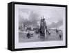 Blackwall, Poplar, London, C1830-Robert Wallis-Framed Stretched Canvas