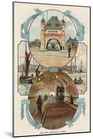 Blackwall Tunnel, London, C1900-null-Mounted Giclee Print