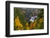 Blackwater Falls in autumn in Blackwater Falls State Park in Davis, West Virginia, USA-Chuck Haney-Framed Photographic Print