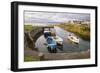 Blackwaterfoot harbour, Isle of Arran, North Ayrshire, Scotland, United Kingdom, Europe-Gary Cook-Framed Photographic Print