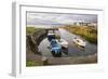 Blackwaterfoot harbour, Isle of Arran, North Ayrshire, Scotland, United Kingdom, Europe-Gary Cook-Framed Photographic Print