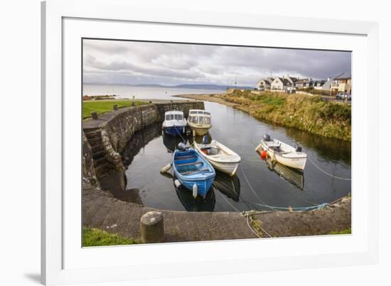 Blackwaterfoot harbour, Isle of Arran, North Ayrshire, Scotland, United Kingdom, Europe-Gary Cook-Framed Photographic Print