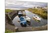 Blackwaterfoot harbour, Isle of Arran, North Ayrshire, Scotland, United Kingdom, Europe-Gary Cook-Mounted Photographic Print