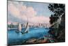 Blackwell Island-Currier & Ives-Mounted Premium Giclee Print