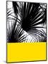 Blacvk&Wh_PalmLeaves_Yellow.jpg-Dominique Vari-Mounted Art Print