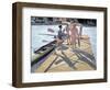 Blades and Shadows, Henley, 1995-Timothy Easton-Framed Giclee Print