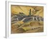 Blaencwm Colliery from the Mountain, c.1943-Isabel Alexander-Framed Giclee Print