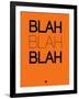 Blah Blah Blah Orange-NaxArt-Framed Art Print