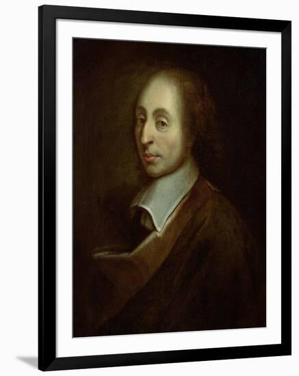 Blaise Pascal (1623-62) circa 1691-Francois Quesnel-Framed Giclee Print