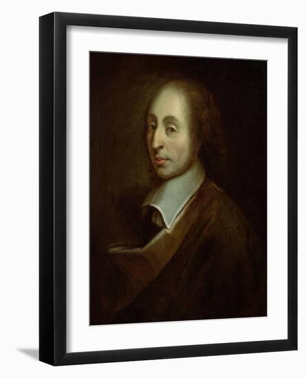 Blaise Pascal (1623-62) circa 1691-Francois Quesnel-Framed Giclee Print