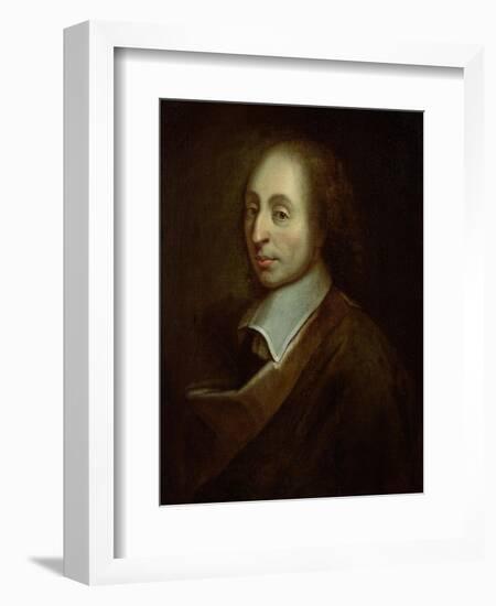 Blaise Pascal (1623-62) circa 1691-Francois Quesnel-Framed Giclee Print