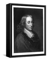 Blaise Pascal, 17th Century French Philosopher, Mathematician, Physicist and Theologian, C1830-Henry Meyer-Framed Stretched Canvas