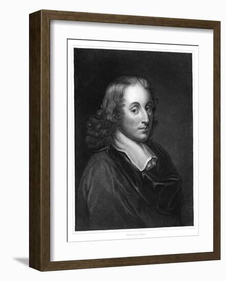Blaise Pascal, 17th Century French Philosopher, Mathematician, Physicist and Theologian, C1830-Henry Meyer-Framed Giclee Print
