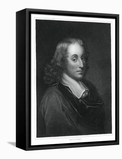 Blaise Pascal, French Philosopher, Mathematician, Physicist and Theologian-H Meyer-Framed Stretched Canvas