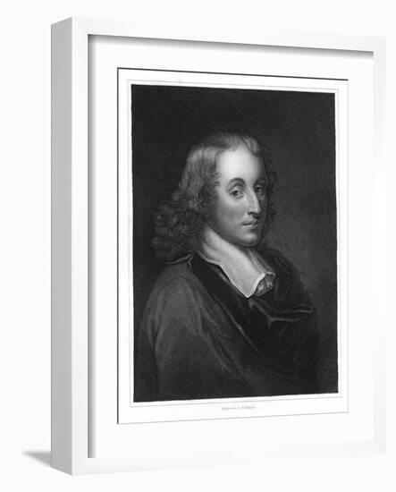 Blaise Pascal, French Philosopher, Mathematician, Physicist and Theologian-H Meyer-Framed Giclee Print