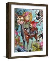 Blaise's World-Coco Electra-Framed Art Print