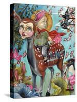 Blaise's World-Coco Electra-Stretched Canvas