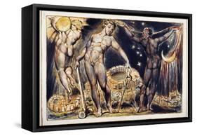 Blake: Jerusalem, 1804-William Blake-Framed Stretched Canvas