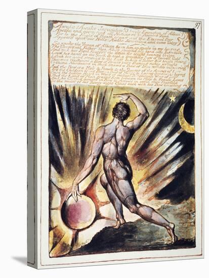 Blake: Jerusalem, 1804-William Blake-Stretched Canvas