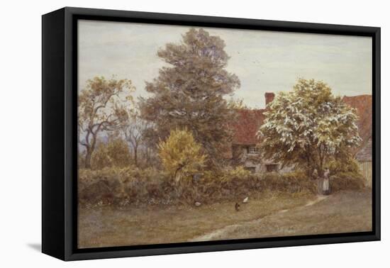 Blake's House, Hampstead Heath-Helen Allingham-Framed Stretched Canvas