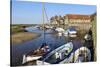 Blakeney Harbour, Hotel and Quayside, Norfolk-null-Stretched Canvas