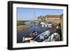 Blakeney Harbour, Hotel and Quayside, Norfolk-null-Framed Giclee Print