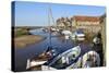 Blakeney Harbour, Hotel and Quayside, Norfolk-null-Stretched Canvas