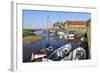 Blakeney Harbour, Hotel and Quayside, Norfolk-null-Framed Giclee Print