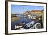Blakeney Harbour, Hotel and Quayside, Norfolk-null-Framed Giclee Print