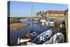Blakeney Harbour, Hotel and Quayside, Norfolk-null-Stretched Canvas