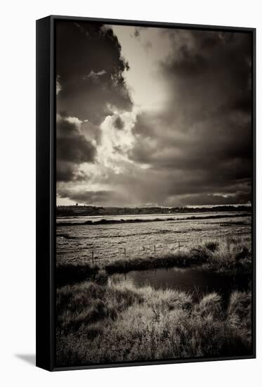 Blakeney Marshes on the Norfolk Coastline-Tim Kahane-Framed Stretched Canvas