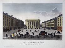 View of the Porte Saint-Denis-Blanchard and Courvoisier-Laminated Giclee Print
