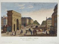 View of the Porte Saint-Denis-Blanchard and Courvoisier-Framed Giclee Print
