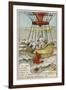 Blanchard and Jeffries Make the First Successful Balloon Flight across the English Channel, 1785-null-Framed Giclee Print