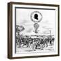 Blanchard's Balloon, 1790-null-Framed Premium Giclee Print