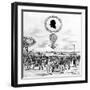 Blanchard's Balloon, 1790-null-Framed Premium Giclee Print