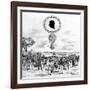 Blanchard's Balloon, 1790-null-Framed Giclee Print