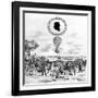 Blanchard's Balloon, 1790-null-Framed Giclee Print