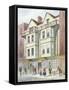Blanchard's Premises, Fleet Street, City of London, 1835-Frederick Napoleon Shepherd-Framed Stretched Canvas