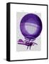 Blanchards Hydrogen (Purple) Hot Air Balloon-Fab Funky-Framed Stretched Canvas