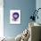 Blanchards Hydrogen (Purple) Hot Air Balloon-Fab Funky-Art Print displayed on a wall