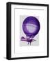 Blanchards Hydrogen (Purple) Hot Air Balloon-Fab Funky-Framed Art Print