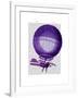 Blanchards Hydrogen (Purple) Hot Air Balloon-Fab Funky-Framed Art Print